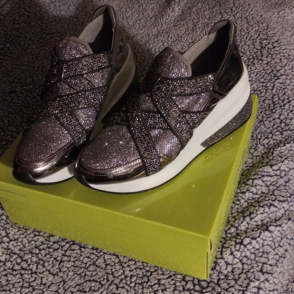Gianni Binni Silver Sneakers
